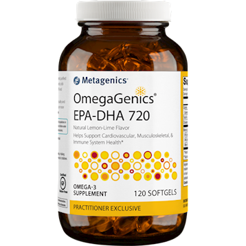 OmegaGenics EPA-DHA 720 Lemon 120 gels