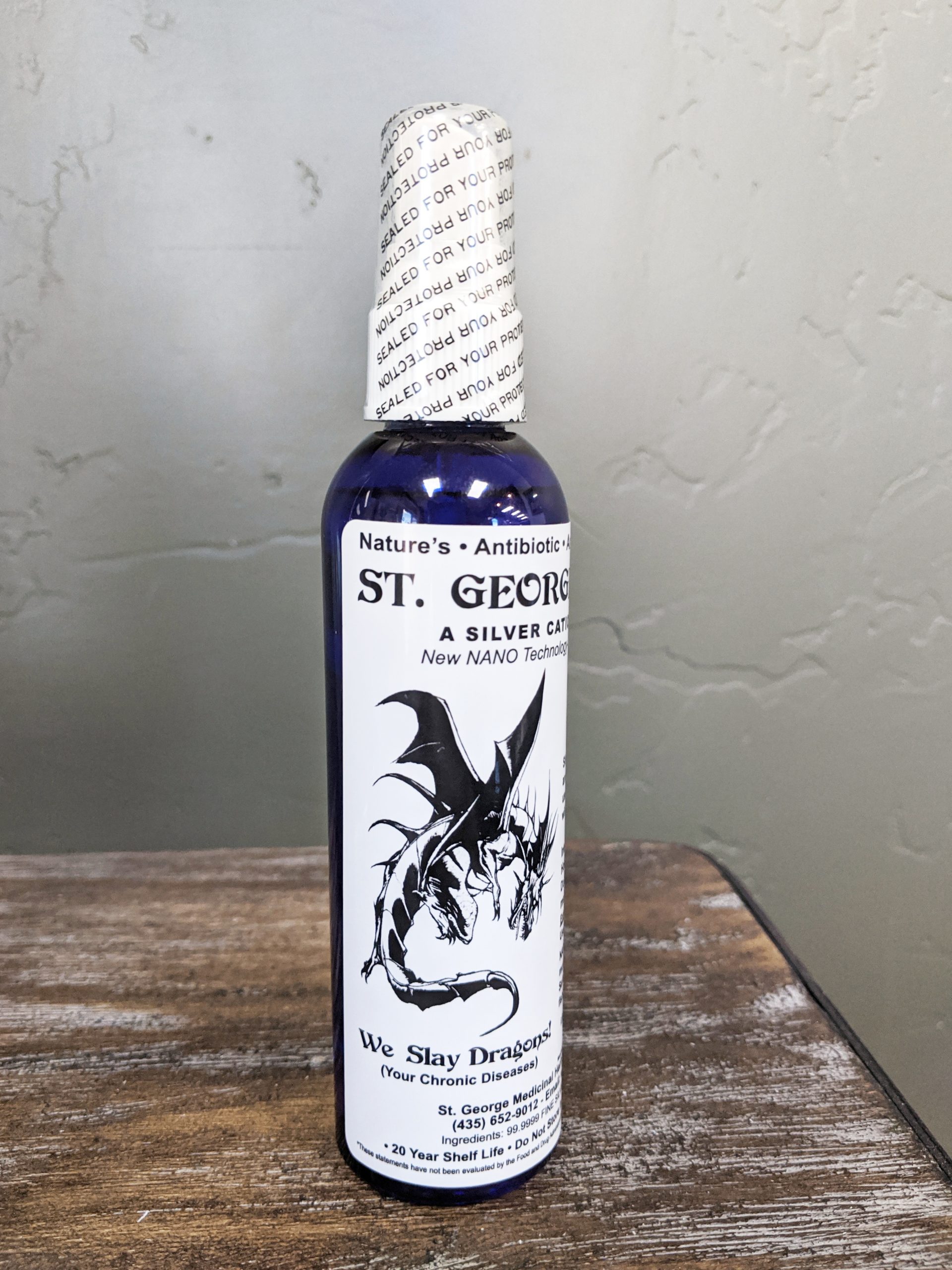 St. George Nano Silver (Ag+) Particle Solution  (4 fl oz)